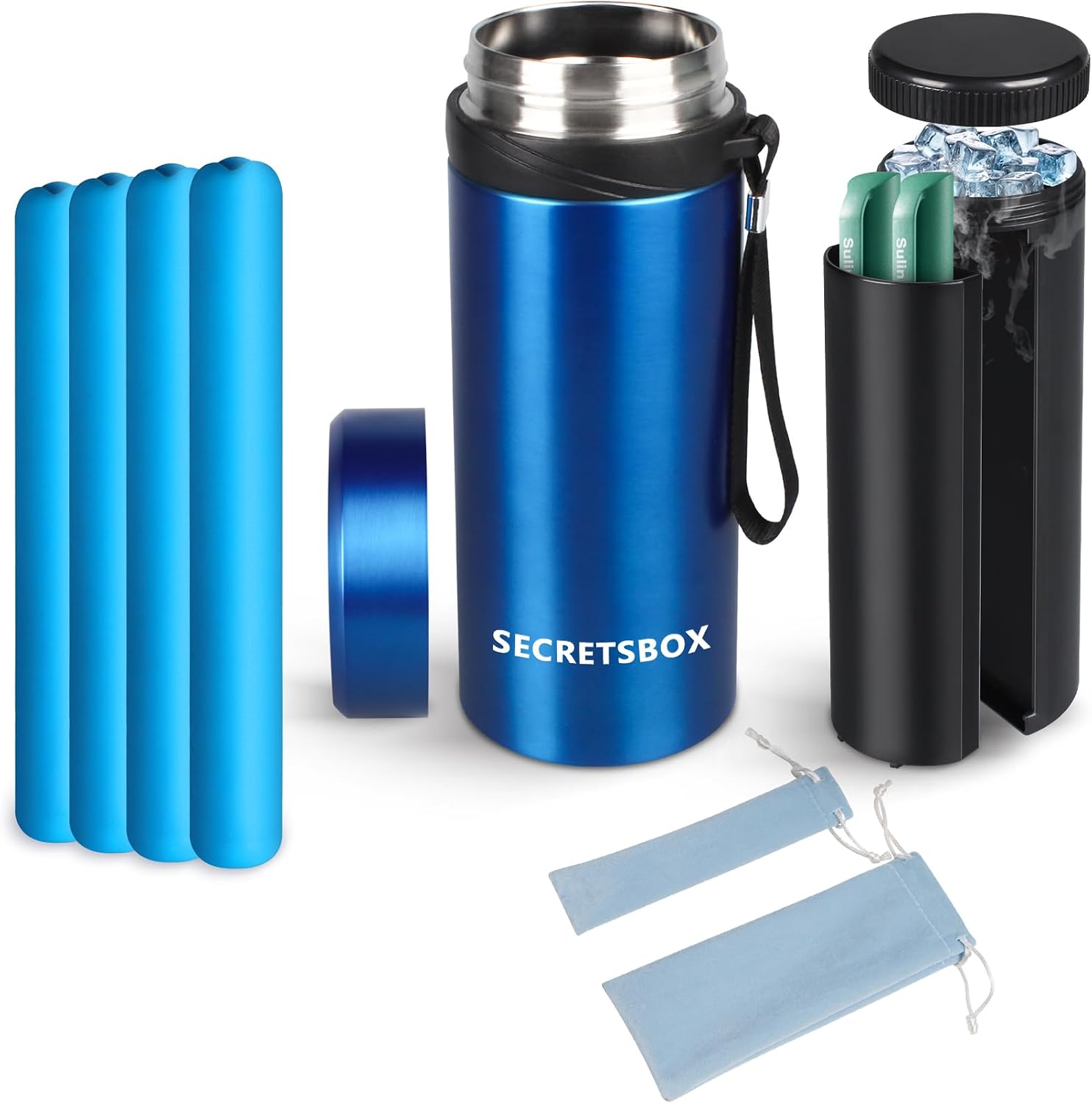 42H 1-8 Insulin Pens Cooler Travel Case Portable Medicine Travel Cooler TSA Approved, Big Diabetic Medication Cooler for Travel EpiPen Carry Case with Adjustable Biogel