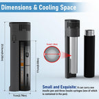 Electric Insulin Cooler Travel, 1 Pen Mini Medication Fridge with Battery